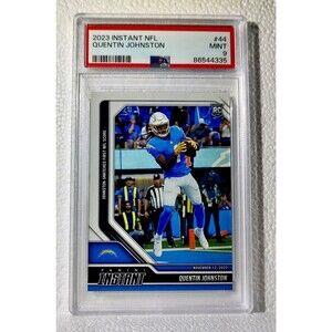 Quentin Johnston 2023 Panini NFL Rookie #44 Card 1 of 88 Chargers PSA 9 Mint